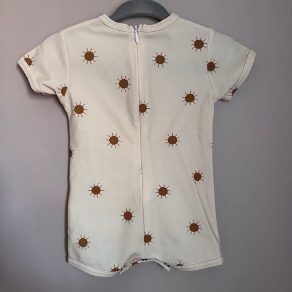 Sun-Print Kids Swim Romper - Picture 3 of 6